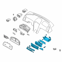 OEM 2003 Infiniti I35 Control Assembly Diagram - 27500-5Y811