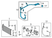 OEM 2022 Hyundai Elantra Tube Assembly-Suction & Liquid Diagram - 97775-AA250