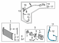 OEM 2022 Hyundai Elantra Hose-Discharge Diagram - 97762-AA200