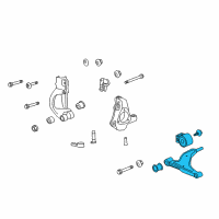 OEM 2017 Cadillac XTS Lower Control Arm Diagram - 84008850