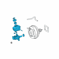 OEM 2015 Lexus IS250 Cylinder Sub-Assy, Brake Master W/Plate Diagram - 47028-30030