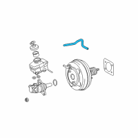 OEM 2012 Lexus IS250 Hose Assy, Vacuum Diagram - 44750-53120