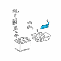 OEM Toyota Prius AWD-e Hold Down Diagram - 74482-47010