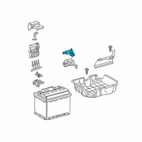 OEM 2021 Lexus ES250 Sensor Assembly, Battery Diagram - 28850-25010