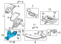 OEM 2021 Buick Envision Inlet Duct Diagram - 84953952