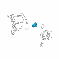 OEM 2009 Jeep Patriot Housing-Fuel Filler Diagram - 5160197AD