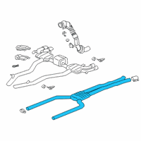 OEM 2022 BMW M8 Gran Coupe FRONT MUFFLER Diagram - 18-30-8-094-210