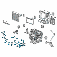 OEM 2022 Acura RDX WIRE HARNESS, A/C Diagram - 32157-TJB-K10