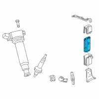 OEM Toyota Highlander ECM Diagram - 89661-0E502