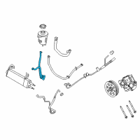 OEM 2017 Ford F-250 Super Duty Upper Return Line Diagram - HC3Z-3A713-N