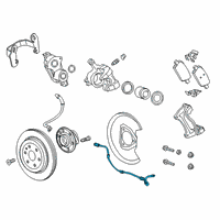 OEM 2022 Buick Envision Rear Speed Sensor Diagram - 84613190