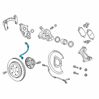 OEM Buick Envision Brake Hose Diagram - 84560588