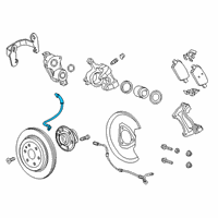 OEM 2021 Buick Envision Brake Hose Diagram - 84560588