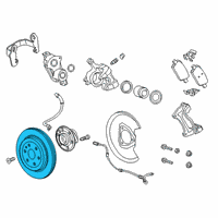 OEM Buick Envision Rotor Diagram - 13528069