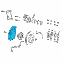 OEM 2021 Jeep Cherokee Shield-Splash Diagram - 68298658AA