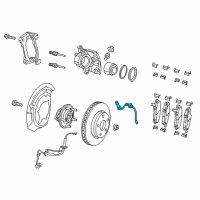 OEM 2014 Jeep Cherokee Line-Brake Diagram - 68200196AD