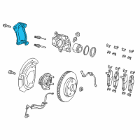 OEM 2014 Jeep Cherokee Adapter-Disc Brake CALIPER Diagram - 68212013AA