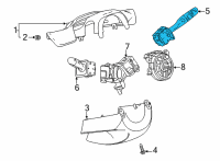 OEM Buick Encore GX Wiper Switch Diagram - 42712431