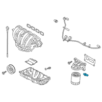 OEM Ford Maverick Oil Pressure Sending Unit Diagram - JX6Z-9278-A