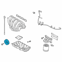 OEM Ford Transit Connect Pulley Diagram - JX6Z-6312-B