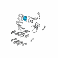 OEM Saturn Seat Heater Diagram - 89043116