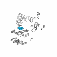 OEM 2005 Buick Terraza Module Kit, Inflator Restraint Front Pass Presence (W/ Sensor) Diagram - 89045039