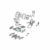 OEM 2002 Oldsmobile Silhouette Switch Asm, Passenger Seat Adjuster Diagram - 88897537