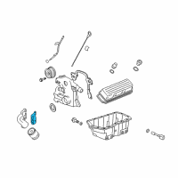 OEM Pontiac Adapter Gasket Diagram - 25534742