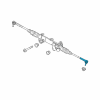 OEM 2012 Ram 1500 Tie Rod-Outer Diagram - 5175790AE