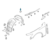 OEM 2013 Nissan Xterra Bolt-Hex Diagram - 08146-6162H