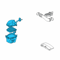 OEM Lexus Cleaner Assy, Air Diagram - 17700-50280