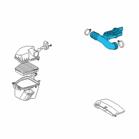 OEM Lexus GS430 Pipe, Intake Air Connector Diagram - 17875-50320