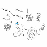 OEM 2018 Ford Explorer Mount Bolt Diagram - -W714516-S439