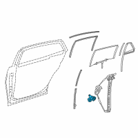 OEM 2019 Lexus LS500 Motor Assy, Power Window Regulator Diagram - 85710-50140