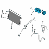 OEM 2020 Ford F-150 Compressor Assembly Diagram - JL3Z-19703-LE