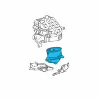 OEM 1998 Toyota Sienna Fan & Motor Diagram - 87103-08020