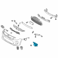 OEM 2018 Kia Rio Unit Assembly-AEB Diagram - 95650H9000