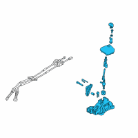 OEM 2018 Hyundai Elantra GT Lever Assembly-Manual Transmission Diagram - 43700-G3200-RUG