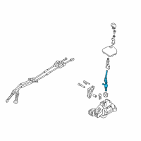 OEM 2018 Hyundai Elantra GT Lever Assembly-Gear Shift Diagram - 43720-F2400