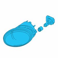 OEM Pontiac Lamp Asm-Front Fog Diagram - 92119490