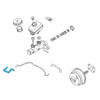 OEM 2003 Infiniti G35 Hose-Booster Diagram - 47474-AM600