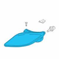 OEM Pontiac Sunfire Composite Assembly Diagram - 22713668