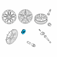 OEM Ford Center Cap Diagram - BE8Z-1130-A