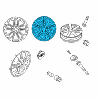 OEM 2020 Ford Escape WHEEL ASY Diagram - LJ6Z-1007-A