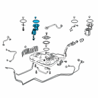 OEM 2022 Honda Odyssey FILTER SET, FUEL Diagram - 17048-THR-A01