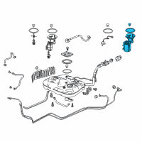 OEM 2020 Honda Odyssey Set, Fuel Pump Module Diagram - 17045-THR-A03