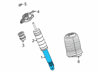 OEM Jeep Grand Cherokee L SUSPENSION Diagram - 68544162AA