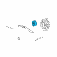 OEM 2001 Hyundai Santa Fe Pulley-Generator Diagram - 37321-38310