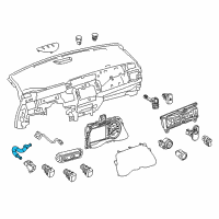 OEM 2018 Nissan Leaf Controller Assy-Air Conditiner Diagram - 27500-5SE0B