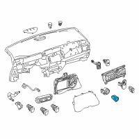 OEM 2019 Nissan Leaf Switch Assy-Ignition Diagram - 25150-5SA0A